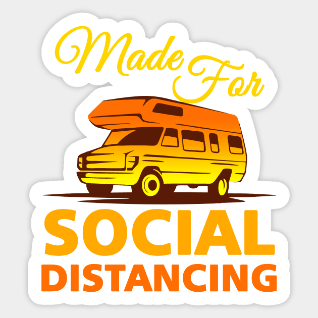 Made For Social Distancing Sticker by saxsouth